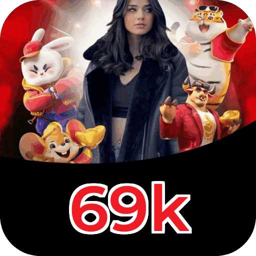 Plataforma 69k mostrando interface moderna, jogos certificados e recursos de segurança licenciados